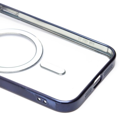 Чехол-накладка для Apple iPhone 13 Pro Max (титановый синий) - SM027 SafeMag