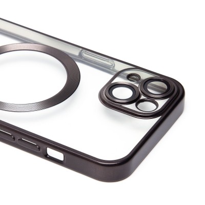 Чехол-накладка для Apple iPhone 13 (черный) - SM027 SafeMag