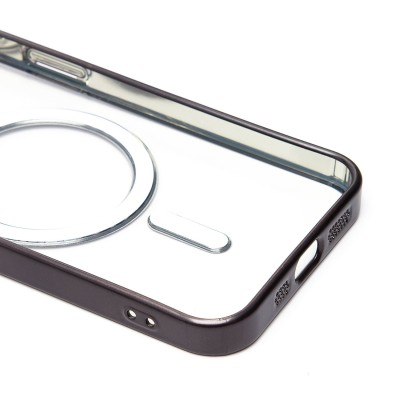 Чехол-накладка для Apple iPhone 13 (черный) - SM027 SafeMag