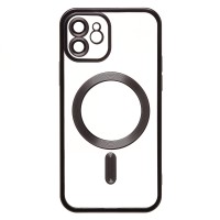 Чехол-накладка для Apple iPhone 12 (черный) - SM027 SafeMag