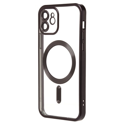 Чехол-накладка для Apple iPhone 12 (черный) - SM027 SafeMag