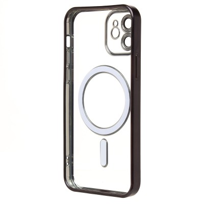 Чехол-накладка для Apple iPhone 12 (черный) - SM027 SafeMag