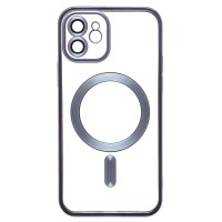 Чехол-накладка для Apple iPhone 12 (синий) - SM027 SafeMag