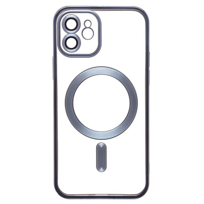 Чехол-накладка для Apple iPhone 12 (синий) - SM027 SafeMag