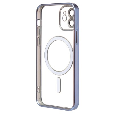 Чехол-накладка для Apple iPhone 12 (синий) - SM027 SafeMag