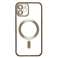 Чехол-накладка для Apple iPhone 12 (золотой) - SM027 SafeMag