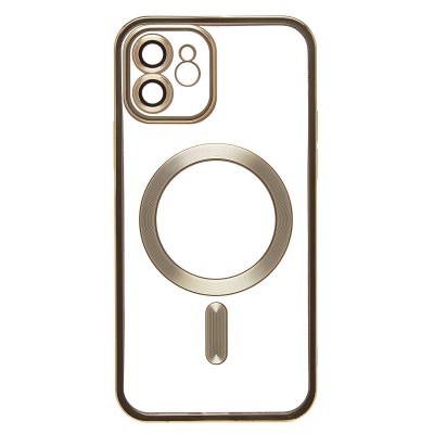 Чехол-накладка для Apple iPhone 12 (золотой) - SM027 SafeMag