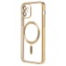 Чехол-накладка для Apple iPhone 12 (золотой) - SM027 SafeMag