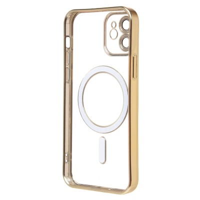 Чехол-накладка для Apple iPhone 12 (золотой) - SM027 SafeMag