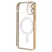 Чехол-накладка для Apple iPhone 12 (золотой) - SM027 SafeMag