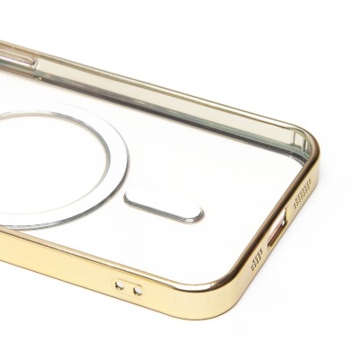Чехол-накладка для Apple iPhone 12 (золотой) - SM027 SafeMag