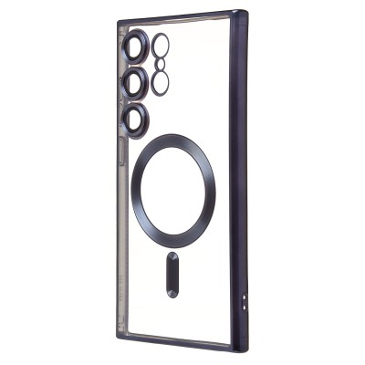 Чехол-накладка для Samsung Galaxy S24 Ultra (титановый синий) - SM027 SafeMag