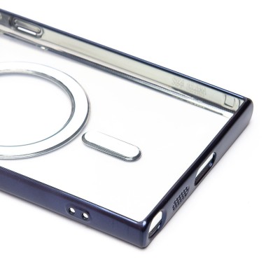 Чехол-накладка для Samsung Galaxy S24 Ultra (титановый синий) - SM027 SafeMag