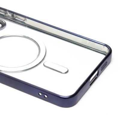 Чехол-накладка для Samsung Galaxy S24+ (титановый синий) - SM027 SafeMag