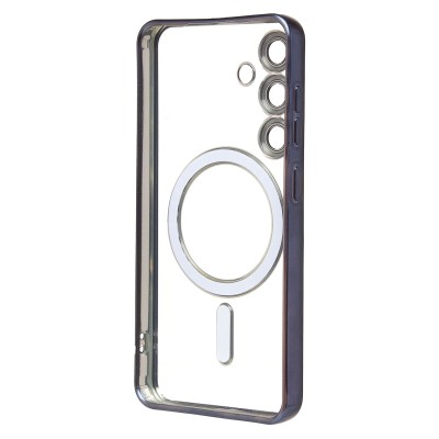 Чехол-накладка для Samsung Galaxy S24 (голубой титановый) SM027 SafeMag