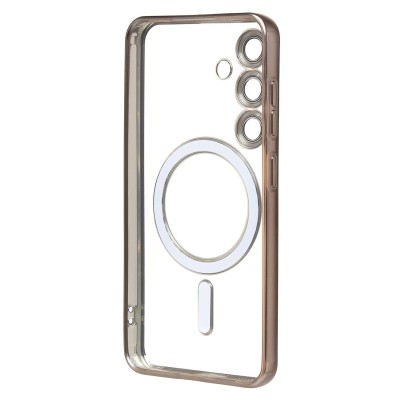 Чехол-накладка для Samsung Galaxy S24 (титановый) - SM027 SafeMag