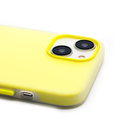 Чехол-накладка для Apple iPhone 14 (желтый) - SC346