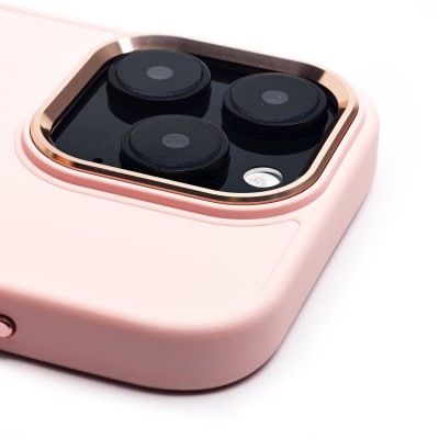 Чехол-накладка для Apple iPhone 16 Pro (светло-розовый) - SC311