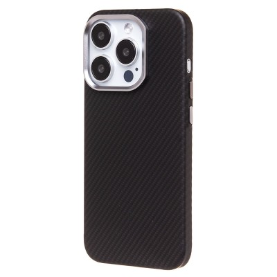 Чехол-накладка для Apple iPhone 15 Pro (черный) - SM028 SafeMag Carbon