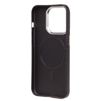 Чехол-накладка для Apple iPhone 15 Pro (черный) - SM028 SafeMag Carbon