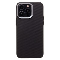 Чехол-накладка для Apple iPhone 15 Pro Max (черный) - SM028 SafeMag Carbon