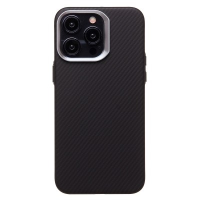 Чехол-накладка для Apple iPhone 15 Pro Max (черный) - SM028 SafeMag Carbon