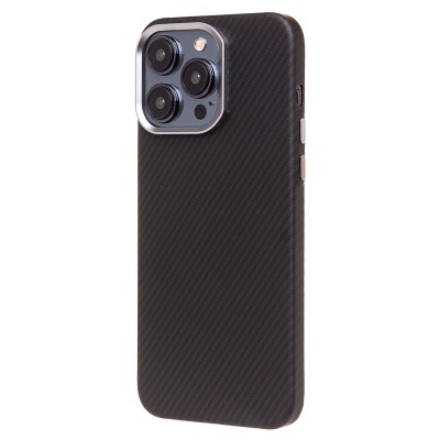 Чехол-накладка для Apple iPhone 15 Pro Max (черный) - SM028 SafeMag Carbon