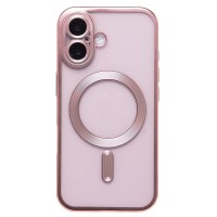 Чехол-накладка для Apple iPhone 16 (розовый) - SM027 SafeMag