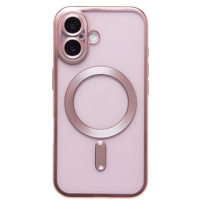Чехол-накладка для Apple iPhone 16 (розовый) - SM027 SafeMag