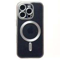 Чехол-накладка для Apple iPhone 16 Pro (серебяный) - SM027 SafeMag