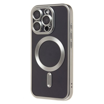 Чехол-накладка для Apple iPhone 16 Pro (серебяный) - SM027 SafeMag