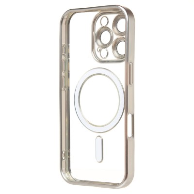 Чехол-накладка для Apple iPhone 16 Pro (серебяный) - SM027 SafeMag