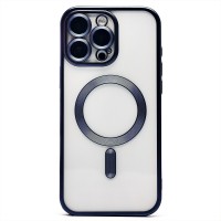 Чехол-накладка для Apple iPhone 16 Pro Max (титановый синий) - SM027 SafeMag