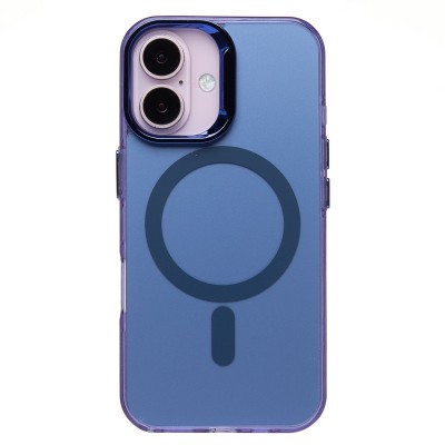 Чехол-накладка для Apple iPhone 16 (синий) - SM025 SafeMag