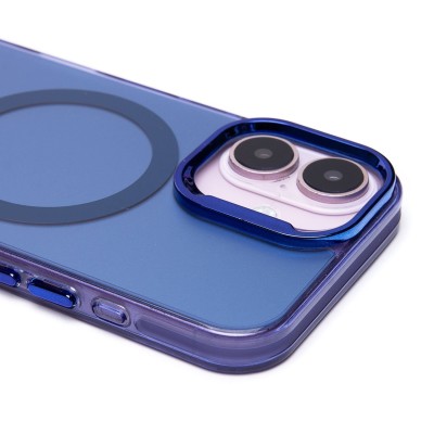 Чехол-накладка для Apple iPhone 16 (синий) - SM025 SafeMag