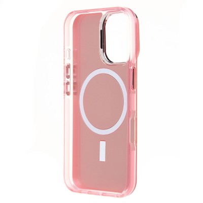 Чехол-накладка для Apple iPhone 16 (розовый) - SM025 SafeMag
