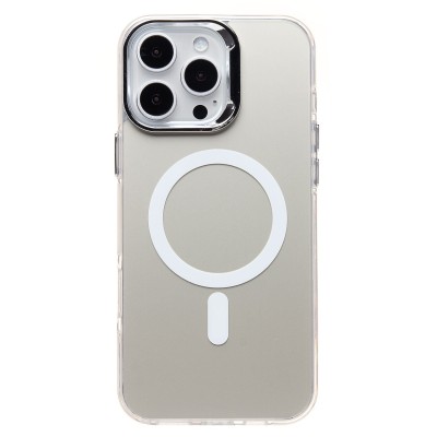 Чехол-накладка для Apple iPhone 16 Pro Max (белый) - SM025 SafeMag