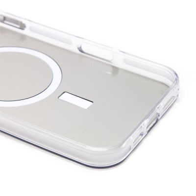 Чехол-накладка для Apple iPhone 16 Pro Max (белый) - SM025 SafeMag Чехол-накладка для Apple iPhone 16 Pro Max (белый) - SM025 SafeMag