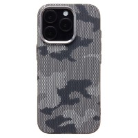 Чехол-накладка для Apple iPhone 16 Pro - (126) (черный/серый) Luxo Creative PC