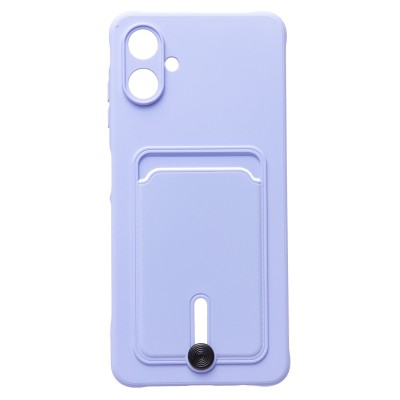 Чехол-накладка для Samsung Galaxy A06 (светло-фиолетовый) - SC304 с картхолдером