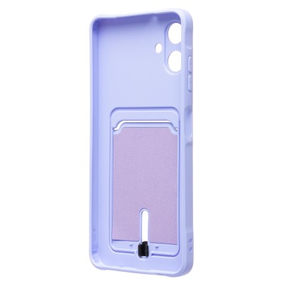 Чехол-накладка для Samsung Galaxy A06 (светло-фиолетовый) - SC304 с картхолдером