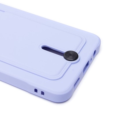 Чехол-накладка для Samsung Galaxy A06 (светло-фиолетовый) - SC304 с картхолдером