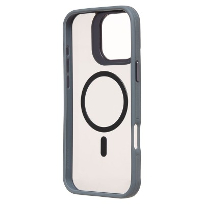 Чехол-накладка для Apple iPhone 16 Pro Max (серый) - SM026 SafeMag