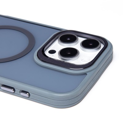 Чехол-накладка для Apple iPhone 16 Pro Max (серый) - SM026 SafeMag