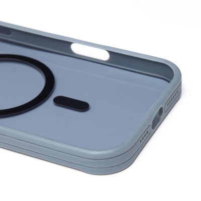 Чехол-накладка для Apple iPhone 16 Pro Max (серый) - SM026 SafeMag