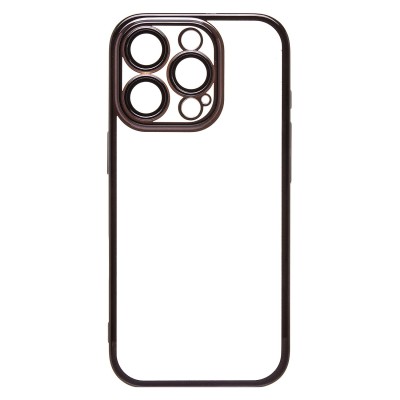Чехол-накладка для Apple iPhone 16 Pro (черный) - PC073 с закрытой камерой