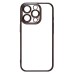 Чехол-накладка для Apple iPhone 16 Pro (черный) - PC073 с закрытой камерой
