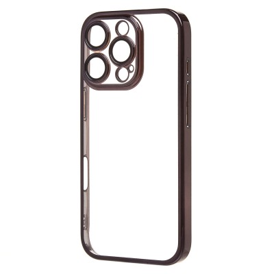 Чехол-накладка для Apple iPhone 16 Pro (черный) - PC073 с закрытой камерой