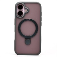Чехол-накладка для Apple iPhone 16 (серый) - SM088 SafeMag