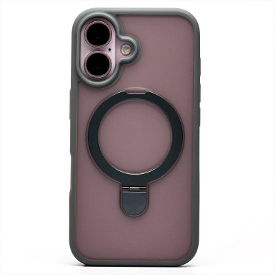 Чехол-накладка для Apple iPhone 16 (серый) - SM088 SafeMag